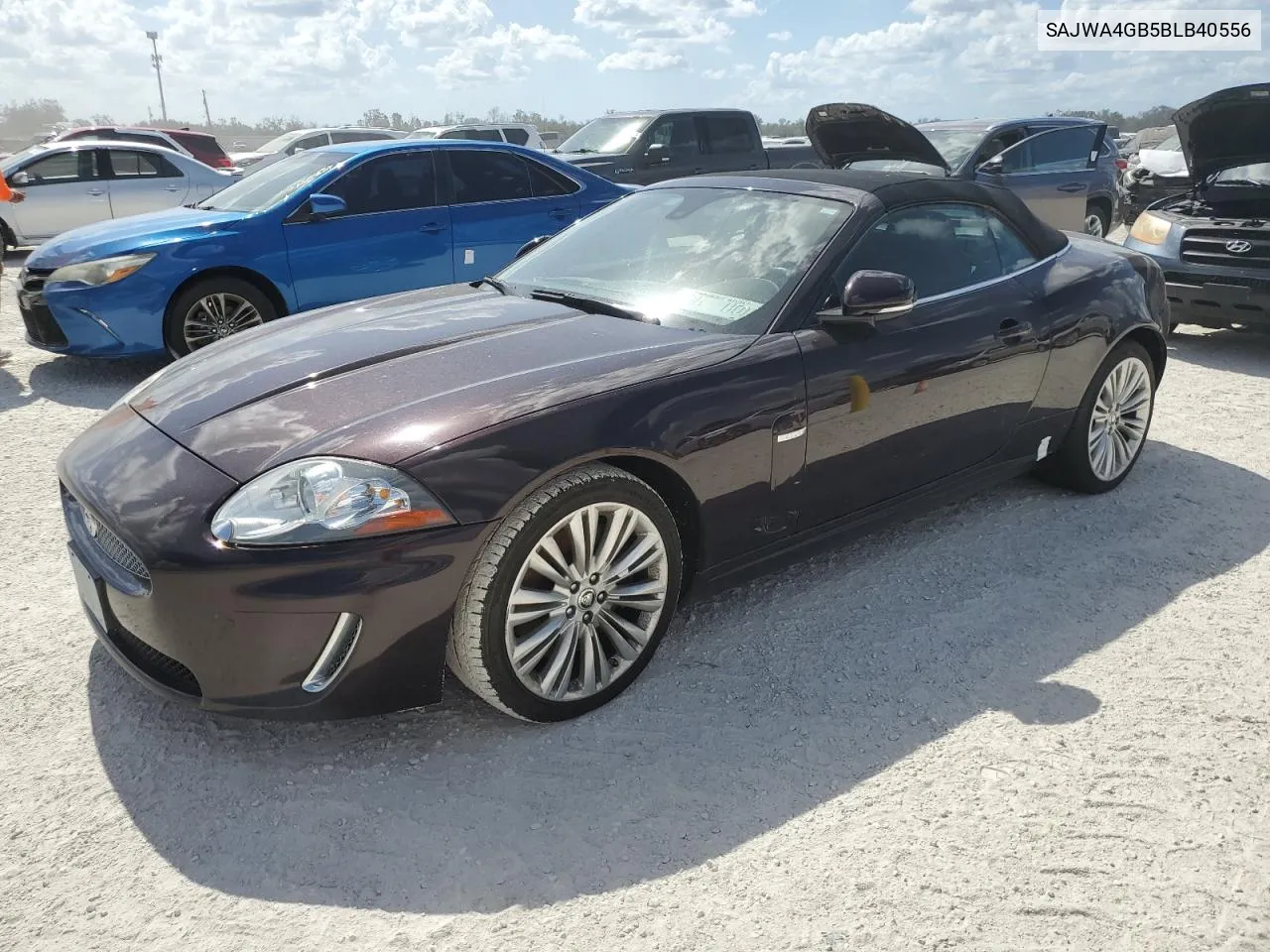 2011 Jaguar Xk VIN: SAJWA4GB5BLB40556 Lot: 77452854