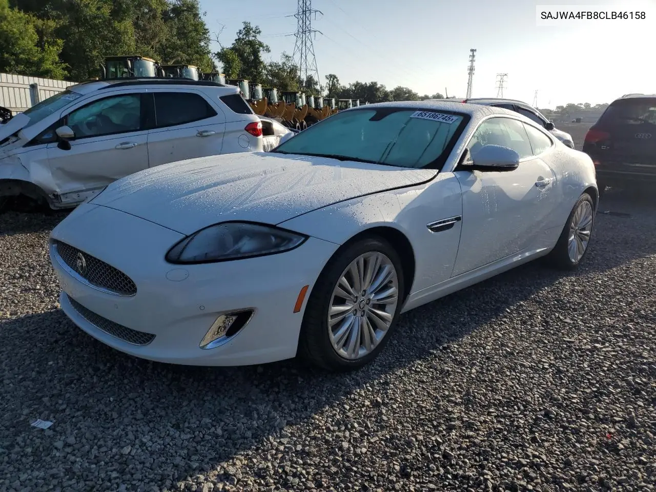 2012 Jaguar Xk VIN: SAJWA4FB8CLB46158 Lot: 65186745