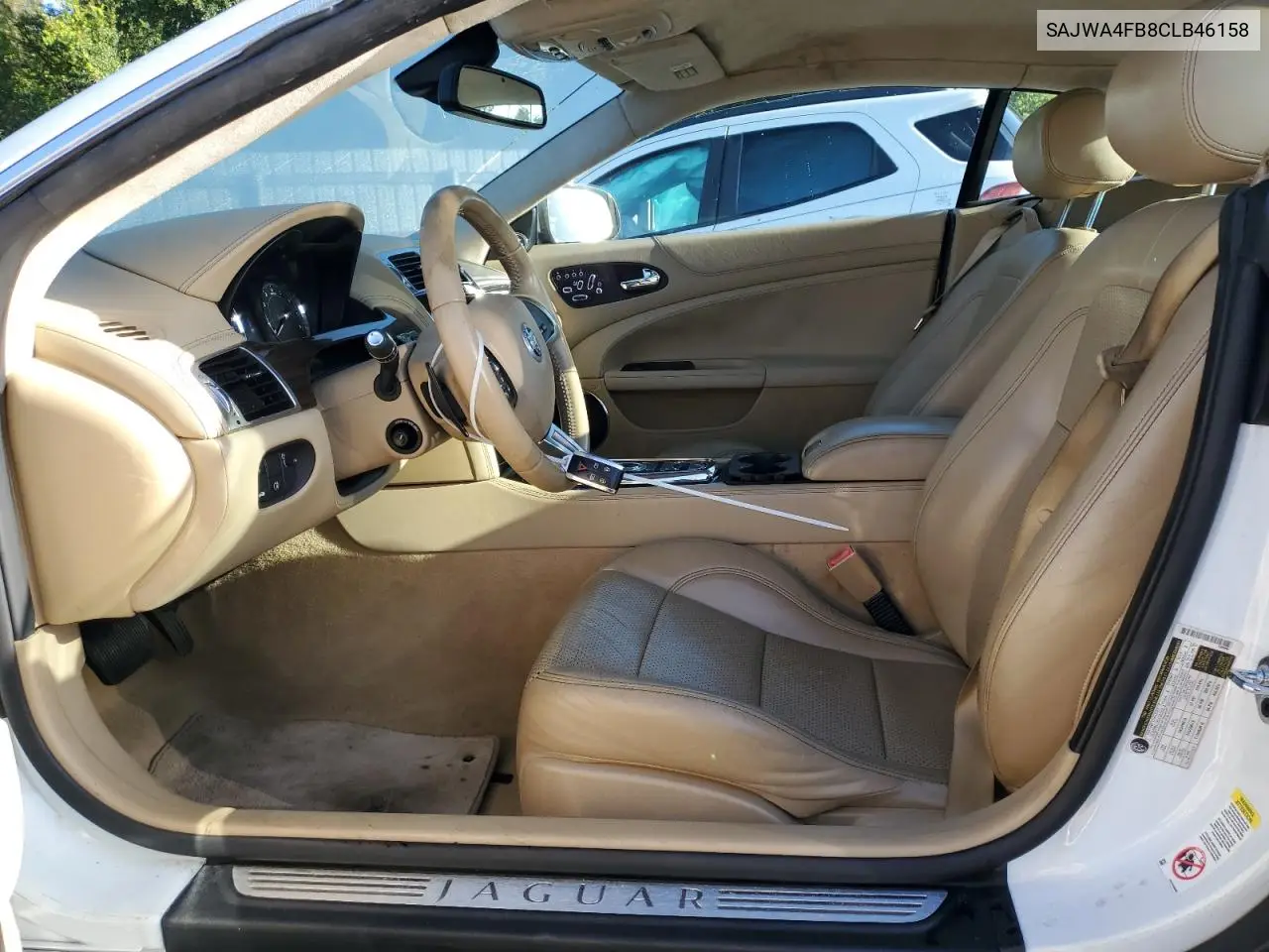 2012 Jaguar Xk VIN: SAJWA4FB8CLB46158 Lot: 65186745