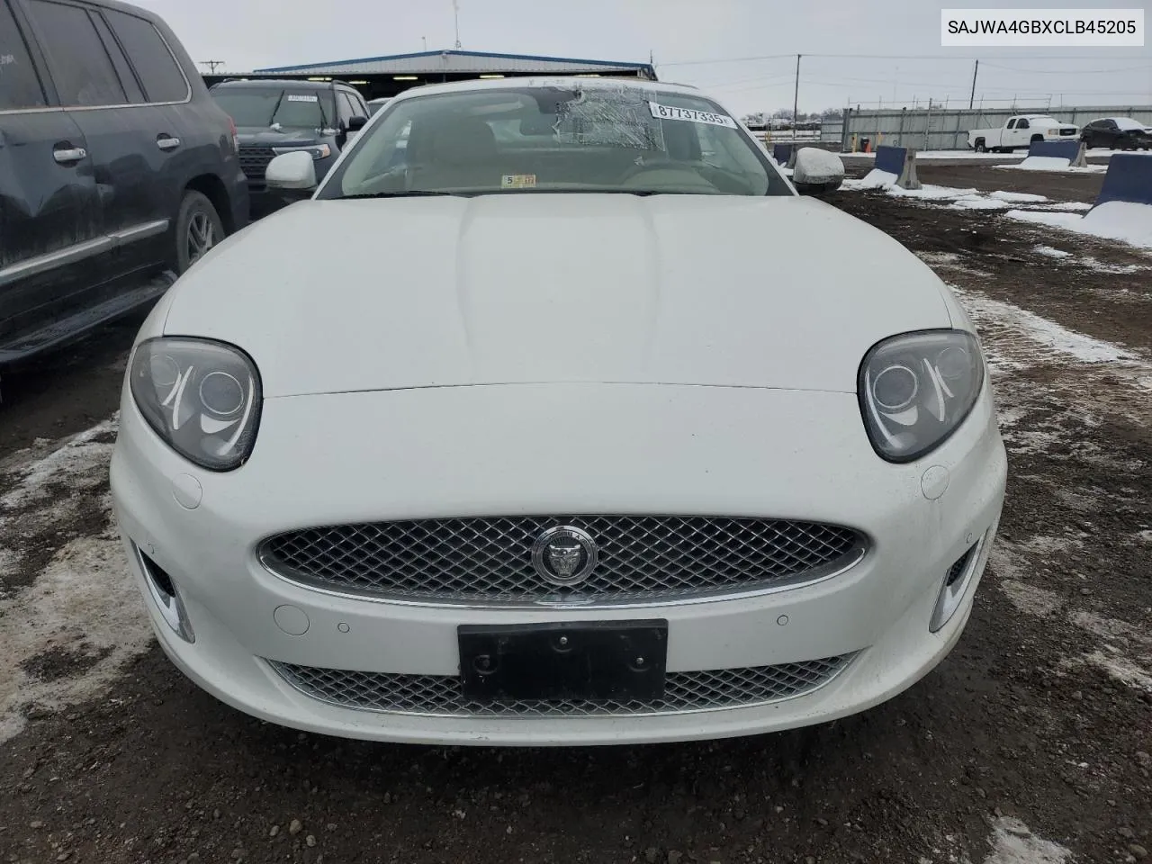 2012 Jaguar Xk VIN: SAJWA4GBXCLB45205 Lot: 87737335