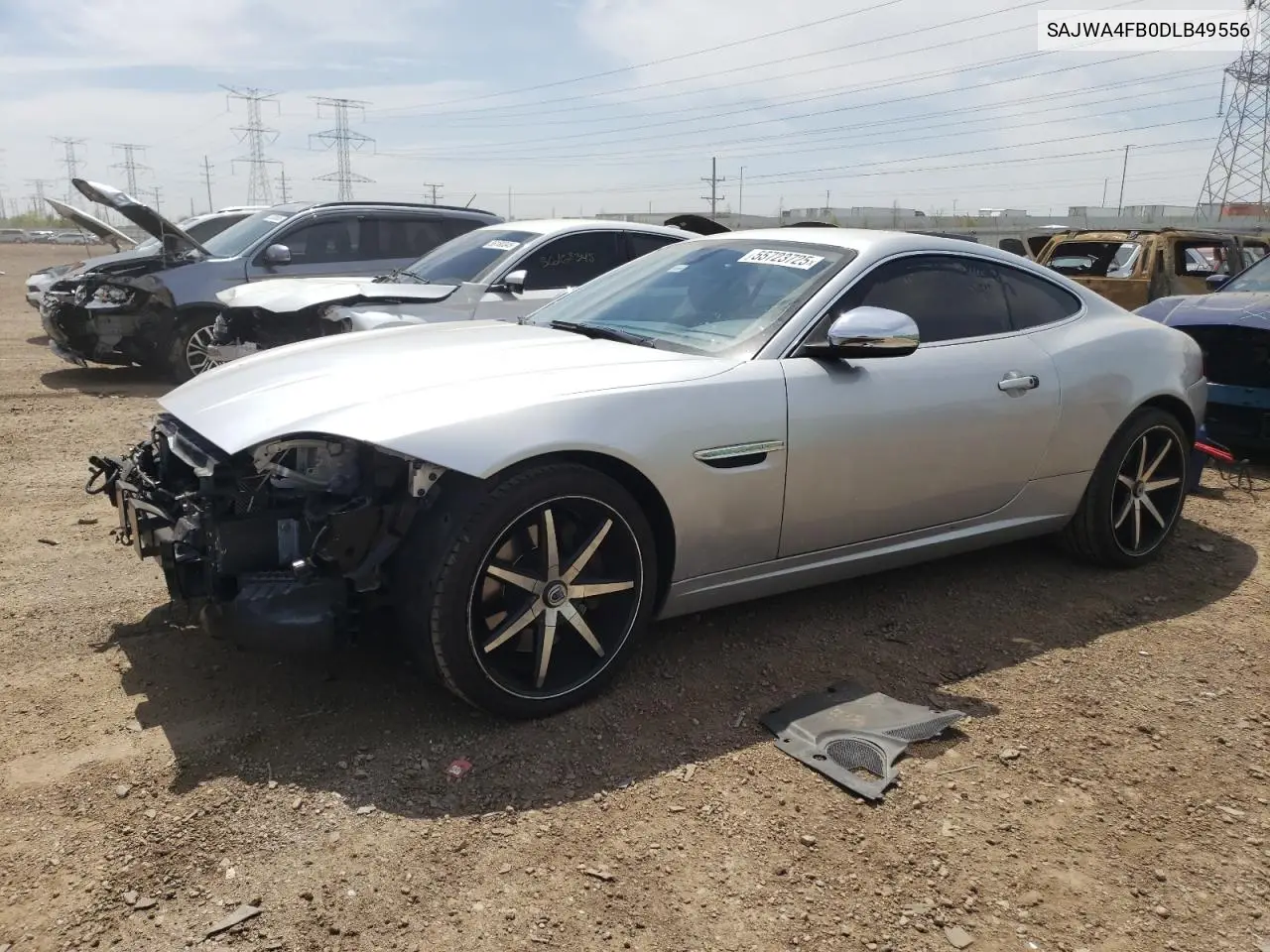 2013 Jaguar Xk VIN: SAJWA4FB0DLB49556 Lot: 55723725
