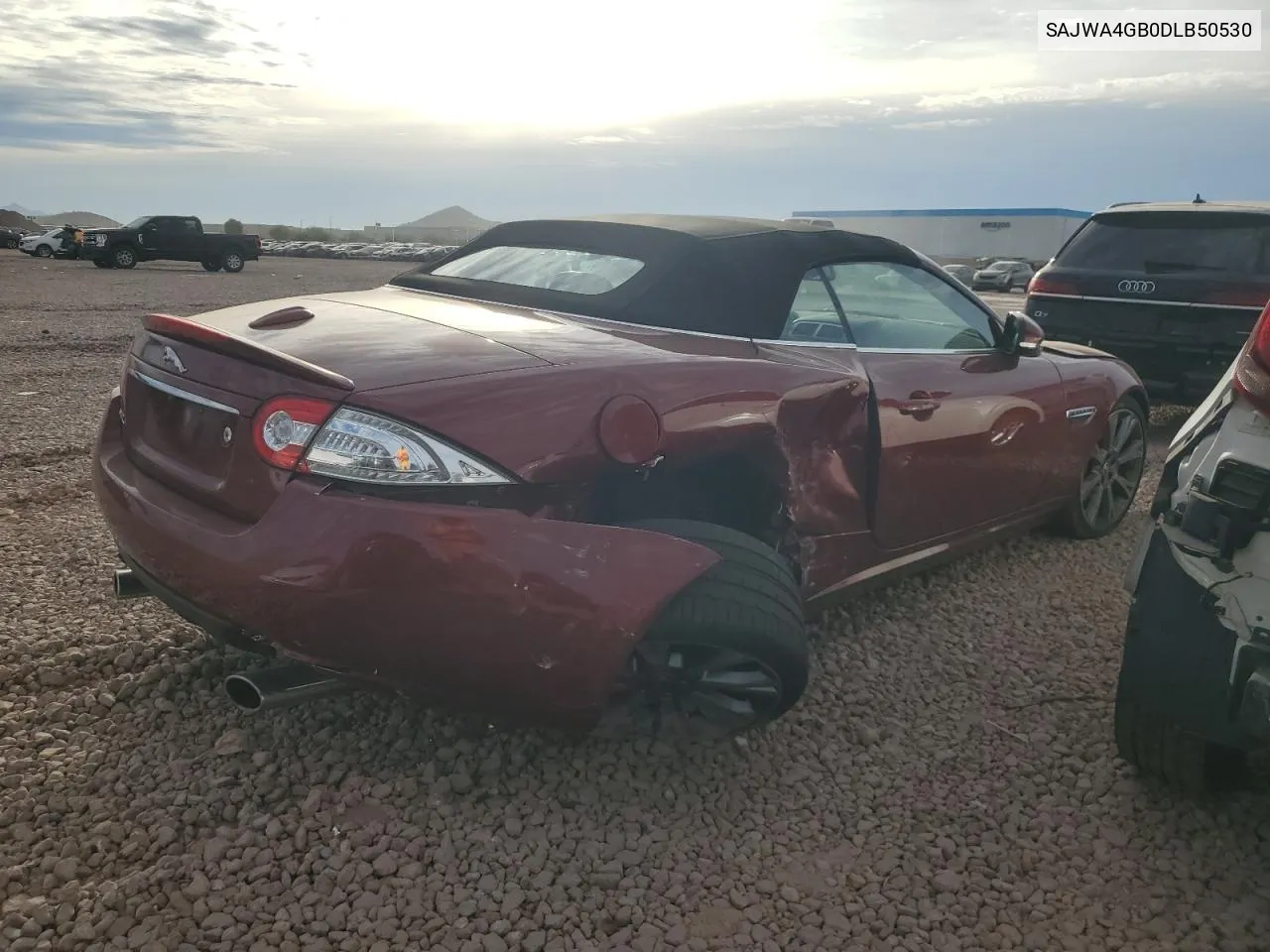 2013 Jaguar Xk VIN: SAJWA4GB0DLB50530 Lot: 82715724