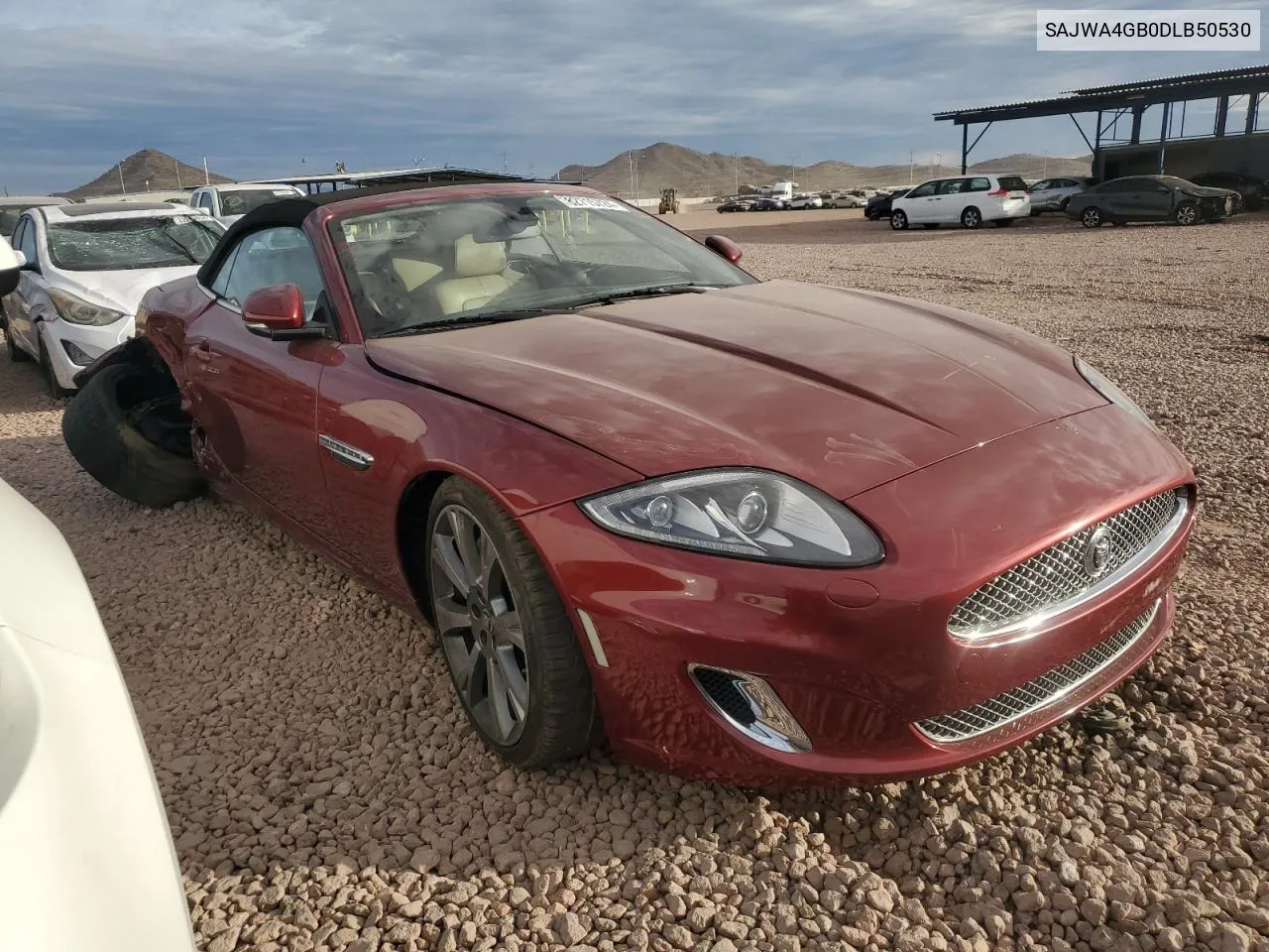 2013 Jaguar Xk VIN: SAJWA4GB0DLB50530 Lot: 82715724