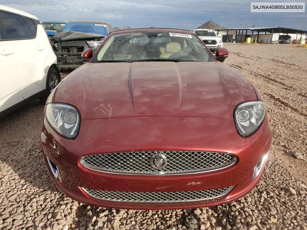 2013 Jaguar Xk VIN: SAJWA4GB0DLB50530 Lot: 82715724
