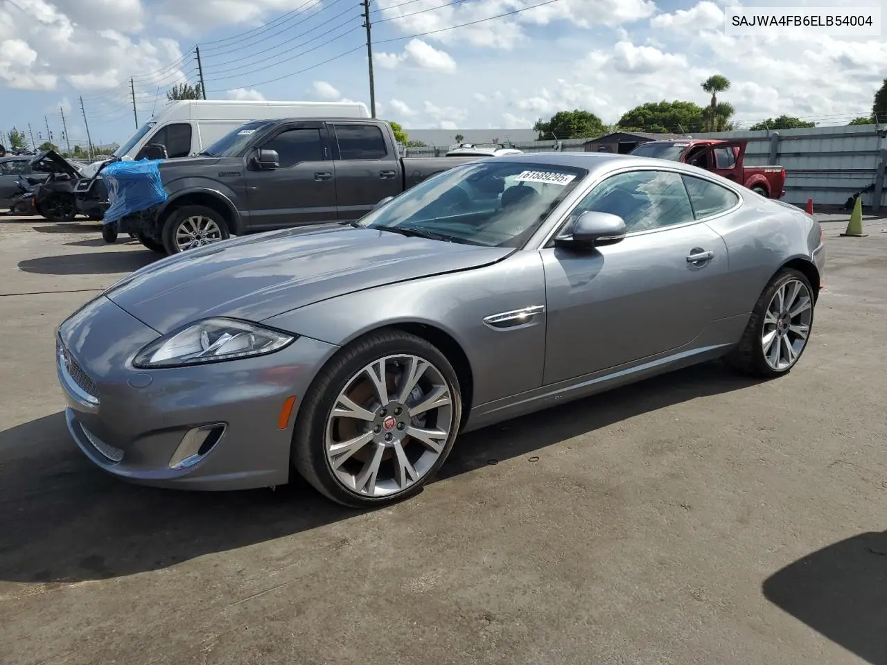 2014 Jaguar Xk VIN: SAJWA4FB6ELB54004 Lot: 61589295