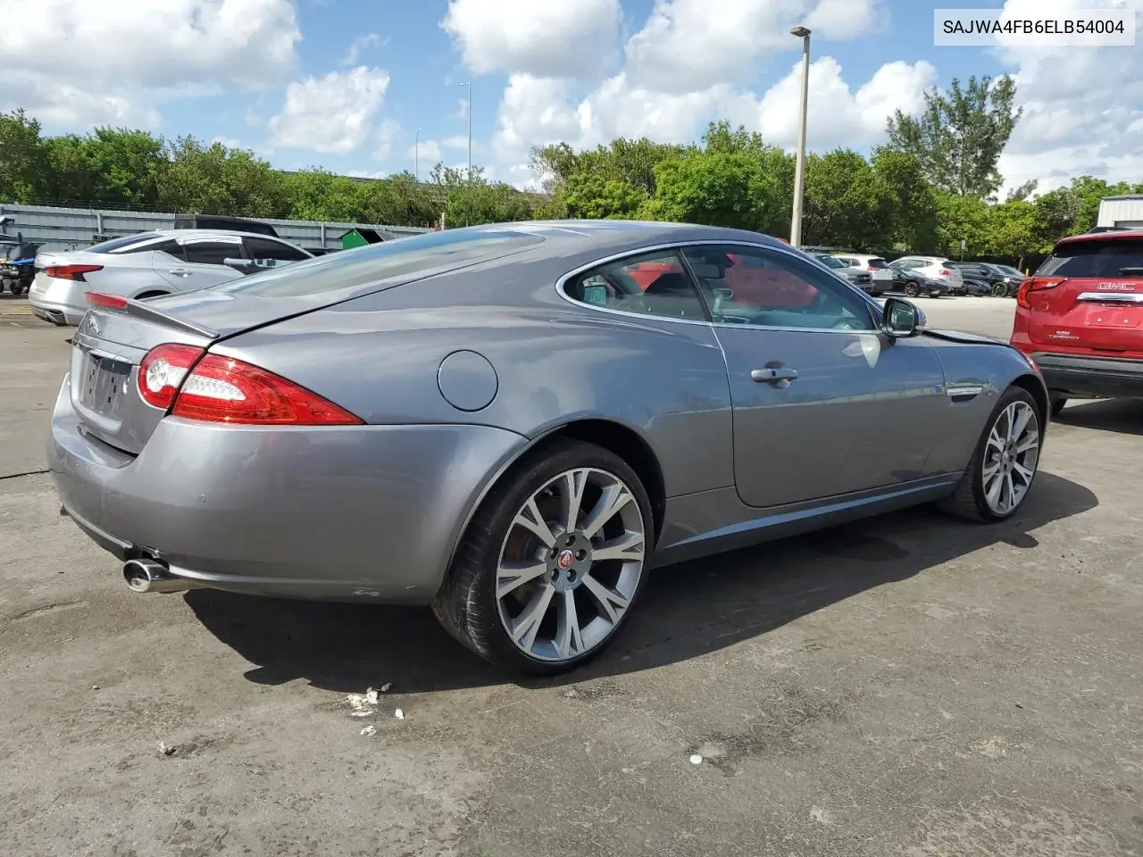 2014 Jaguar Xk VIN: SAJWA4FB6ELB54004 Lot: 61589295
