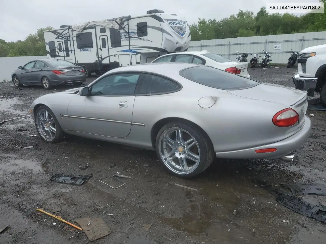 2000 Jaguar Xkr VIN: SAJJA41B6YPA01802 Lot: 57146745