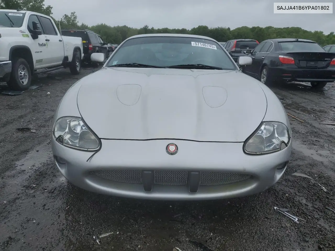 2000 Jaguar Xkr VIN: SAJJA41B6YPA01802 Lot: 57146745