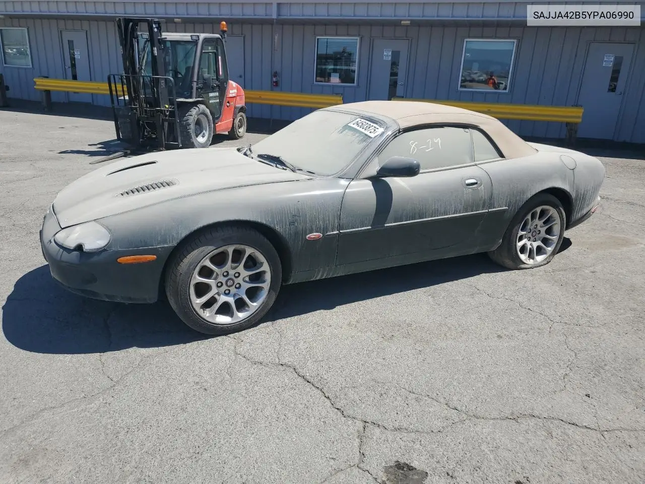 2000 Jaguar Xkr VIN: SAJJA42B5YPA06990 Lot: 64503875