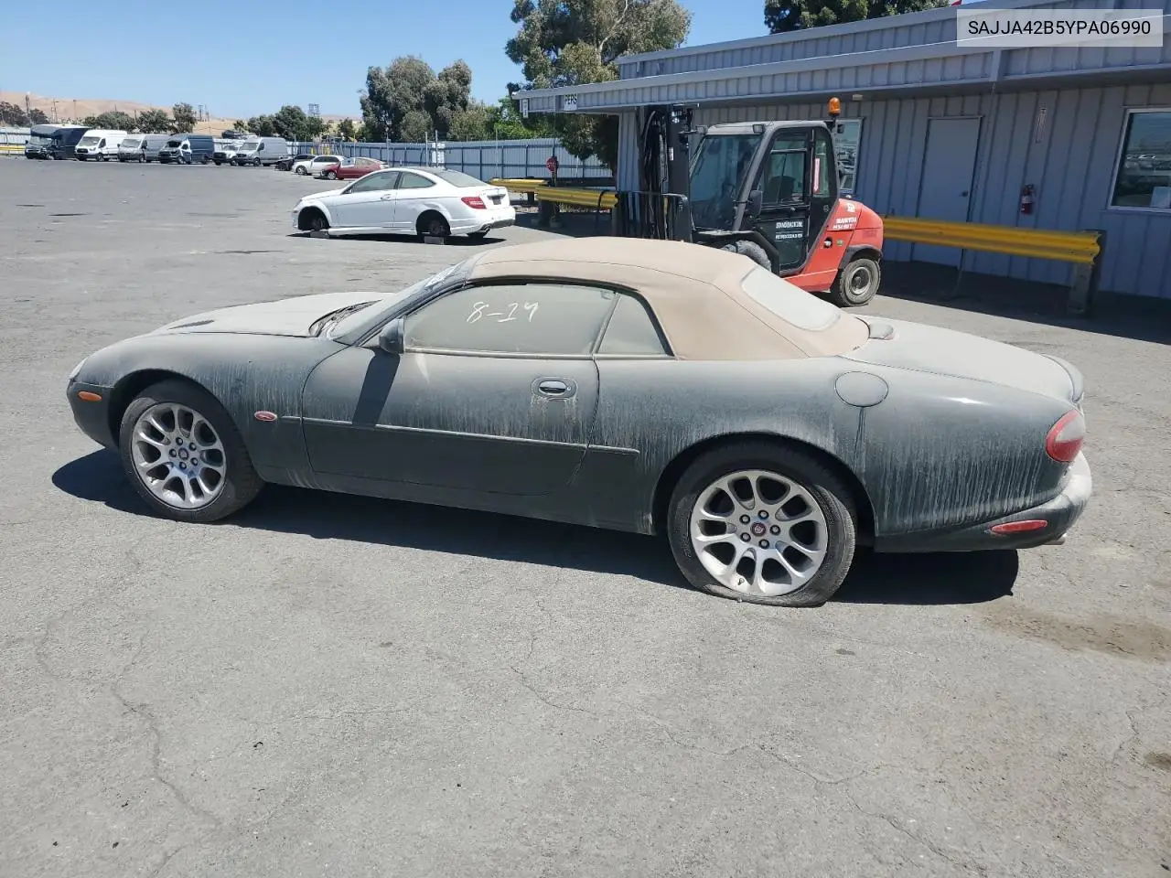 2000 Jaguar Xkr VIN: SAJJA42B5YPA06990 Lot: 64503875