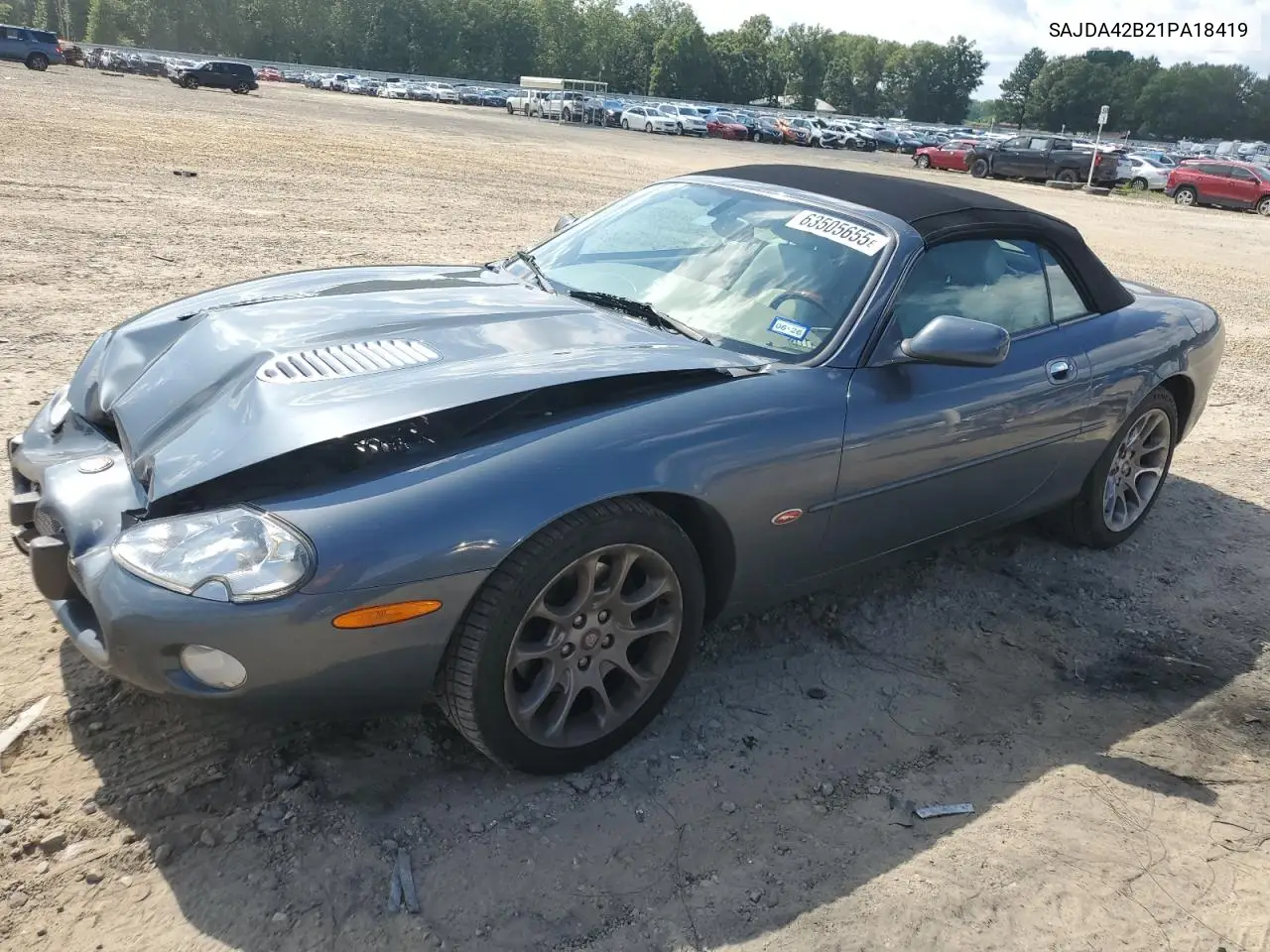 2001 Jaguar Xkr VIN: SAJDA42B21PA18419 Lot: 63505655