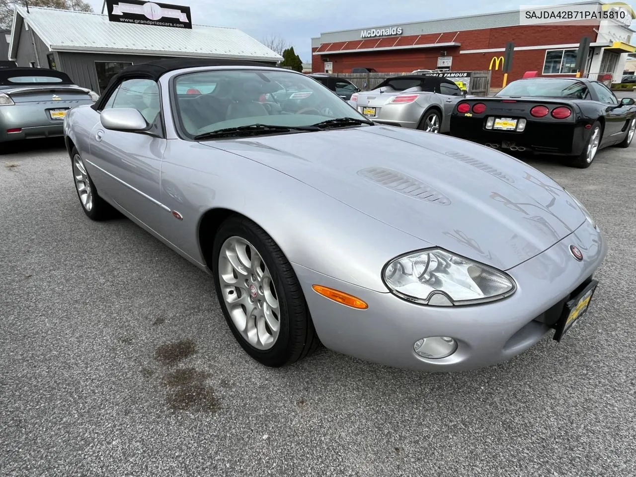 2001 Jaguar Xkr VIN: SAJDA42B71PA15810 Lot: 83520864