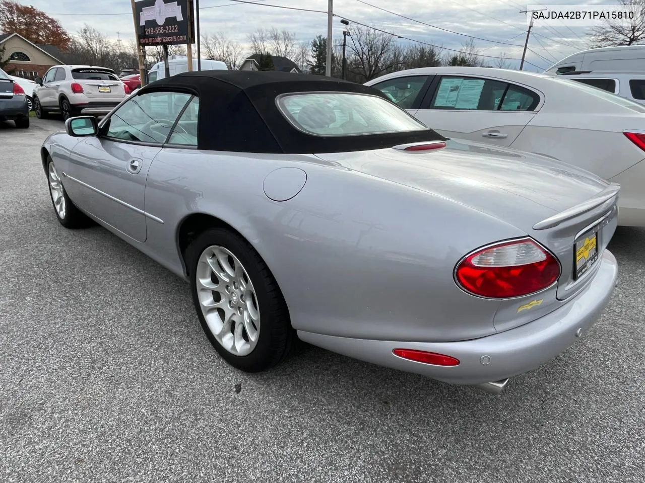 2001 Jaguar Xkr VIN: SAJDA42B71PA15810 Lot: 83520864