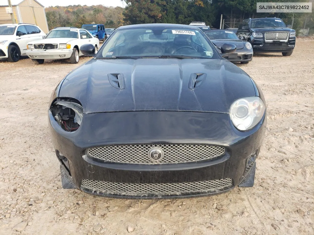 2008 Jaguar Xkr VIN: SAJWA43C789B22452 Lot: 79651744