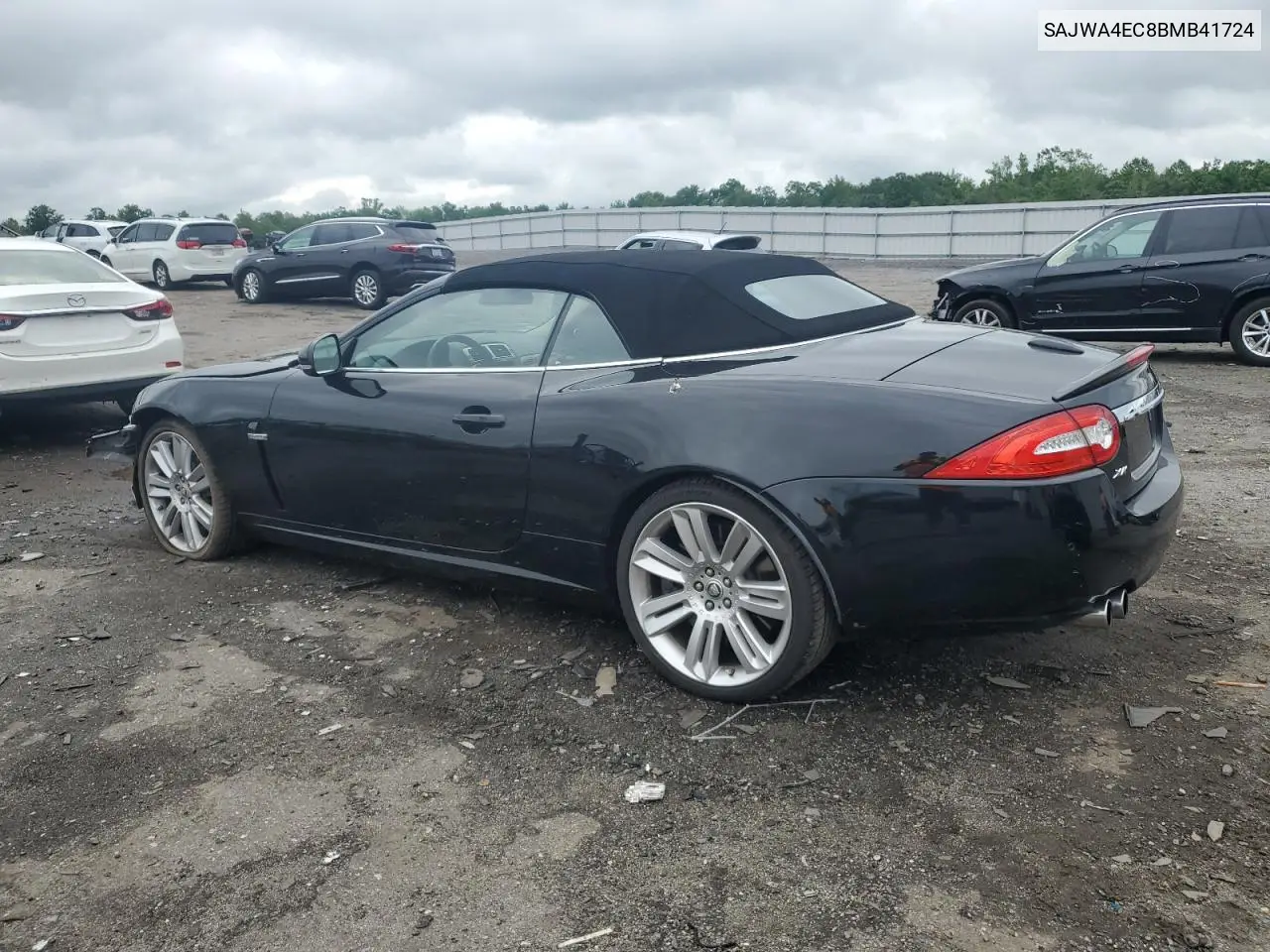 2011 Jaguar Xkr VIN: SAJWA4EC8BMB41724 Lot: 57963695