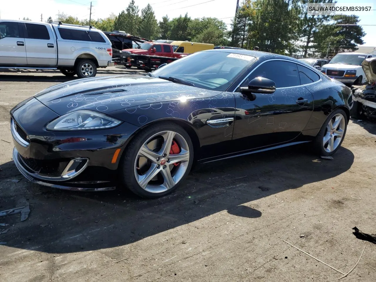 2014 Jaguar Xkr VIN: SAJWA4DC6EMB53957 Lot: 71195744