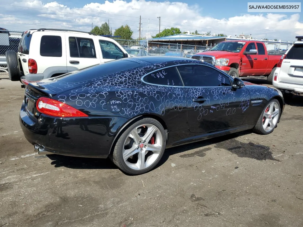 2014 Jaguar Xkr VIN: SAJWA4DC6EMB53957 Lot: 71195744