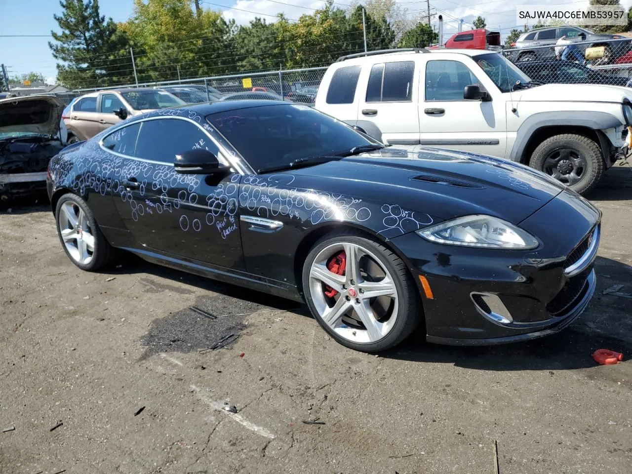 2014 Jaguar Xkr VIN: SAJWA4DC6EMB53957 Lot: 71195744