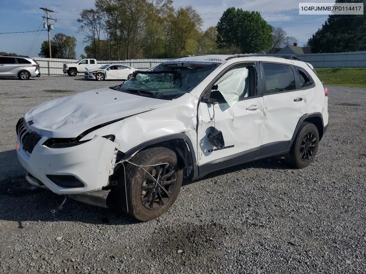 2023 Jeep Cherokee Altitude Lux VIN: 1C4PJMMB7PD114417 Lot: 51369685