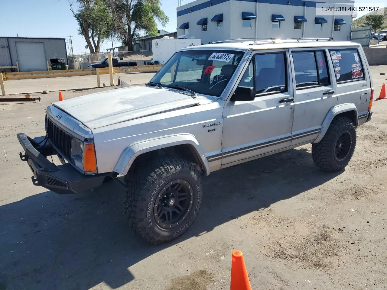 1989 Jeep Cherokee Pioneer VIN: 1J4FJ38L4KL521547 Lot: 62638275