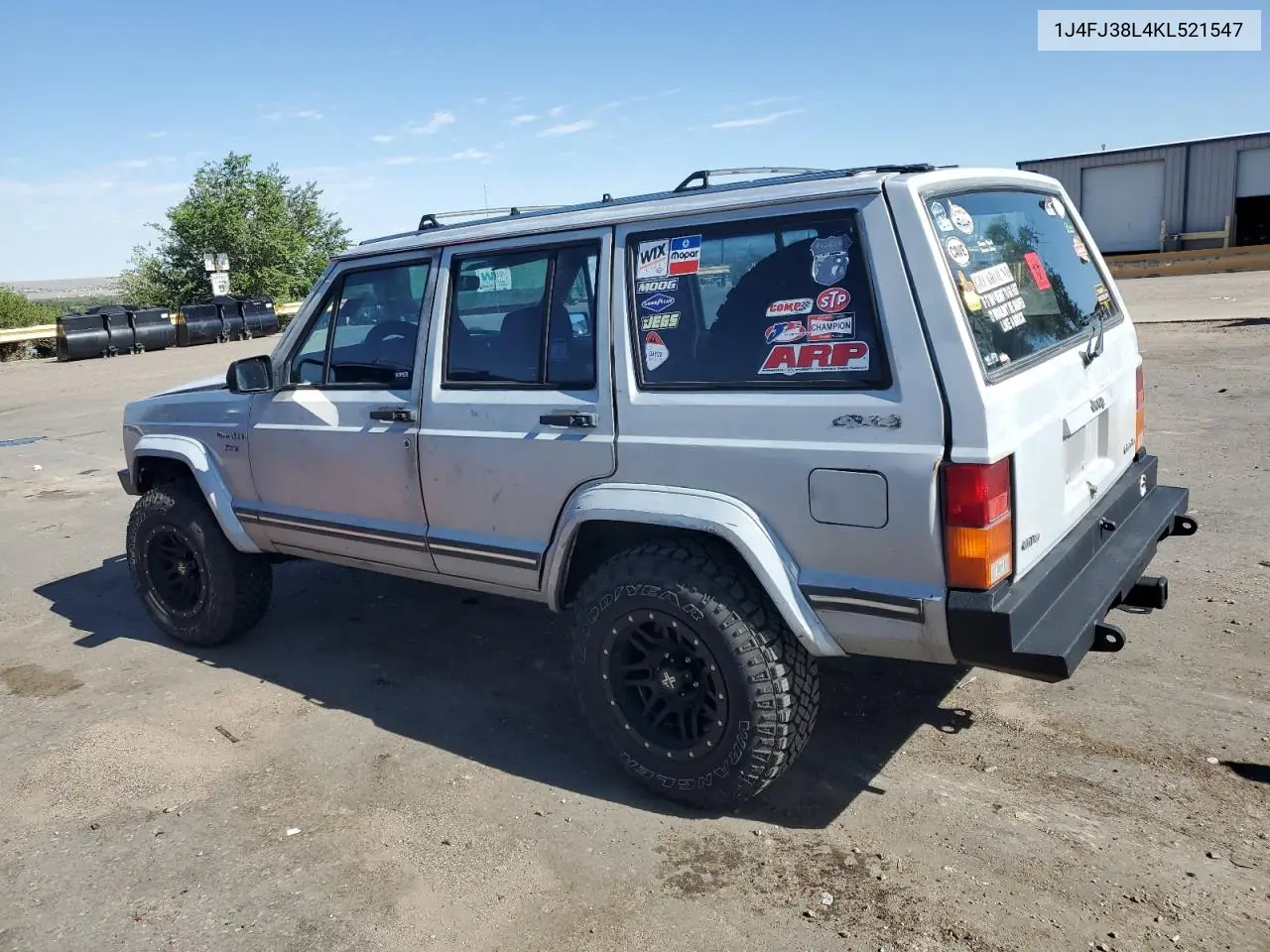 1989 Jeep Cherokee Pioneer VIN: 1J4FJ38L4KL521547 Lot: 62638275