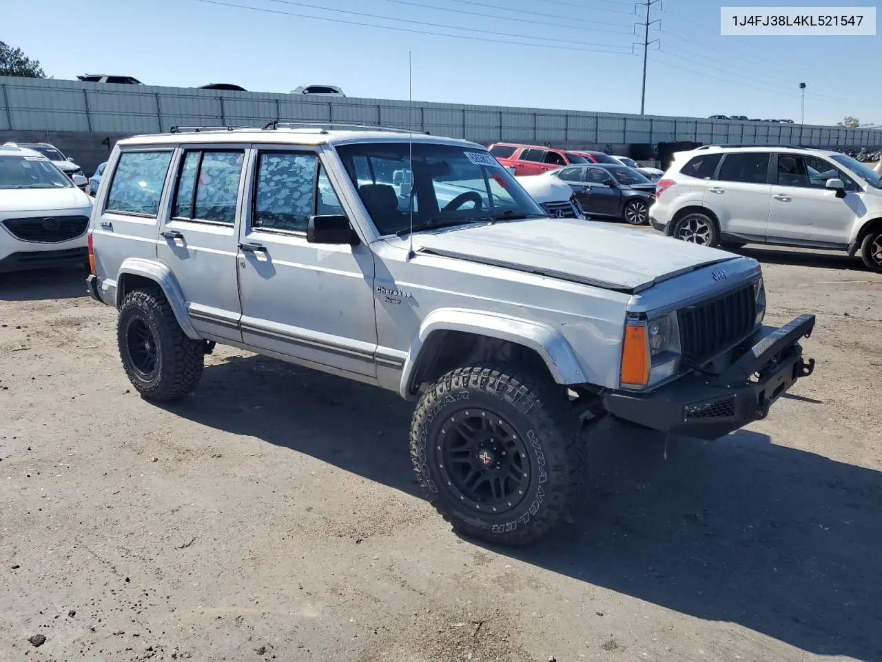 1989 Jeep Cherokee Pioneer VIN: 1J4FJ38L4KL521547 Lot: 62638275