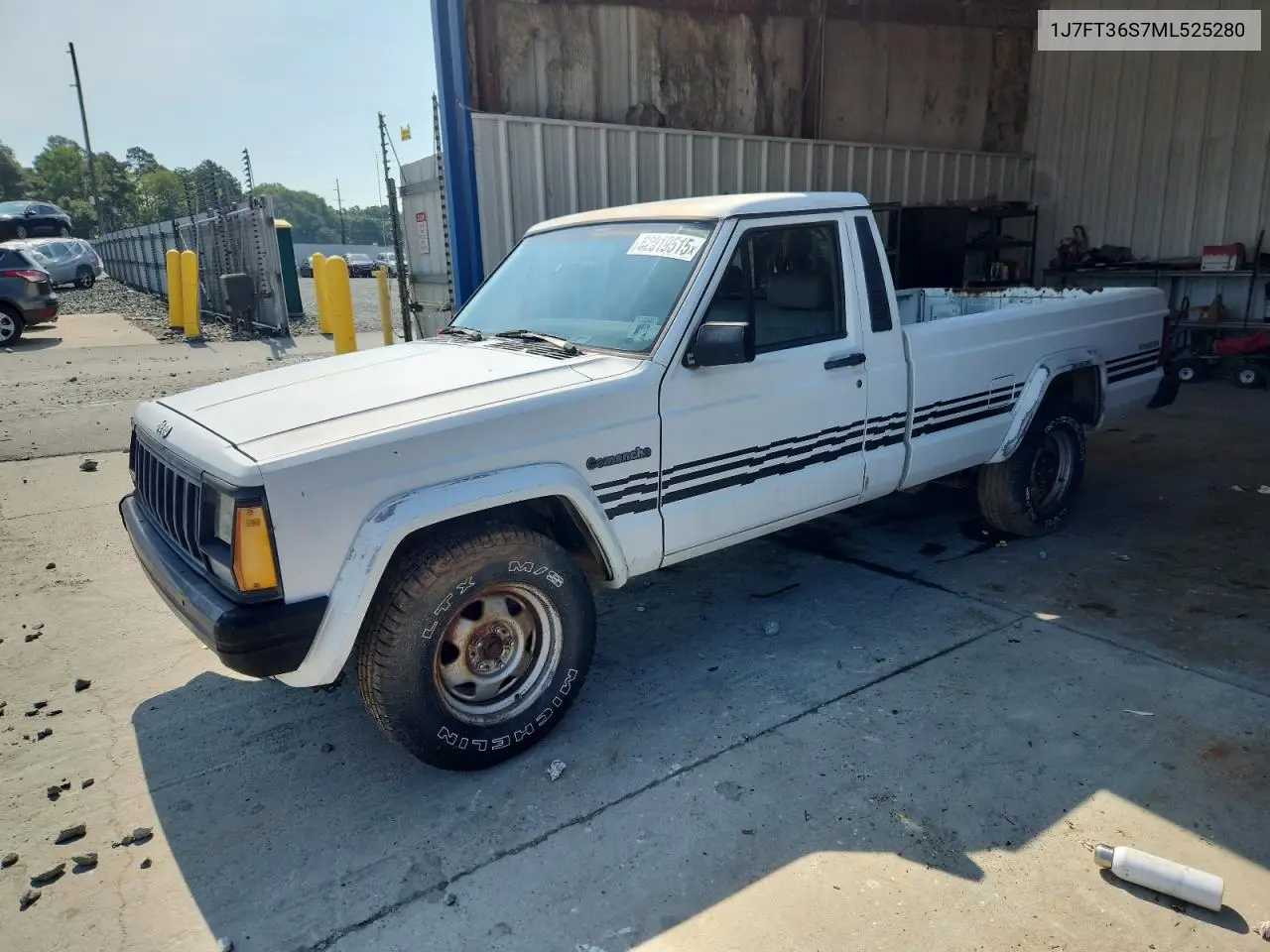 1991 Jeep Comanche Pioneer VIN: 1J7FT36S7ML525280 Lot: 62919515