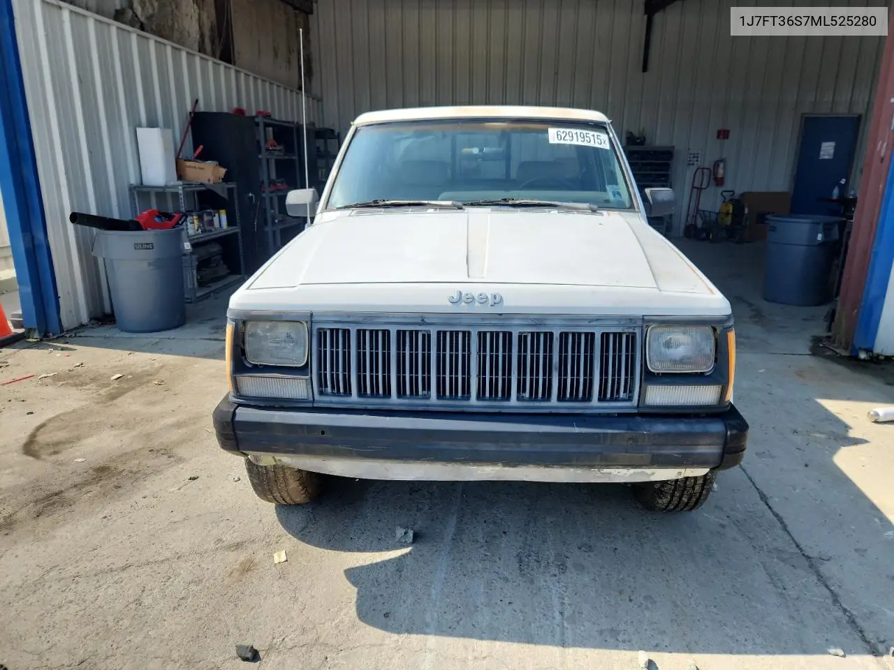 1991 Jeep Comanche Pioneer VIN: 1J7FT36S7ML525280 Lot: 62919515