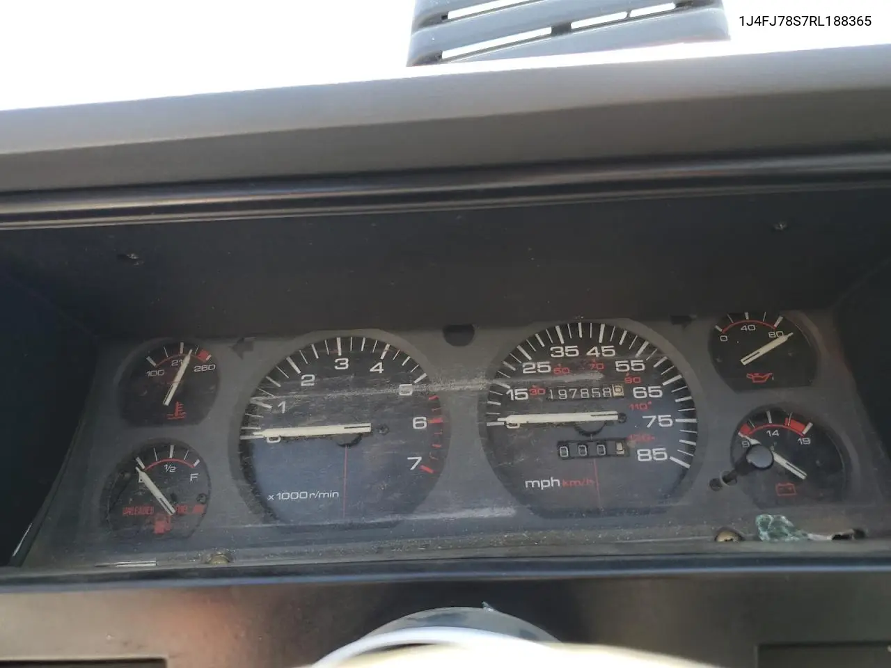 1994 Jeep Cherokee Country VIN: 1J4FJ78S7RL188365 Lot: 62350255
