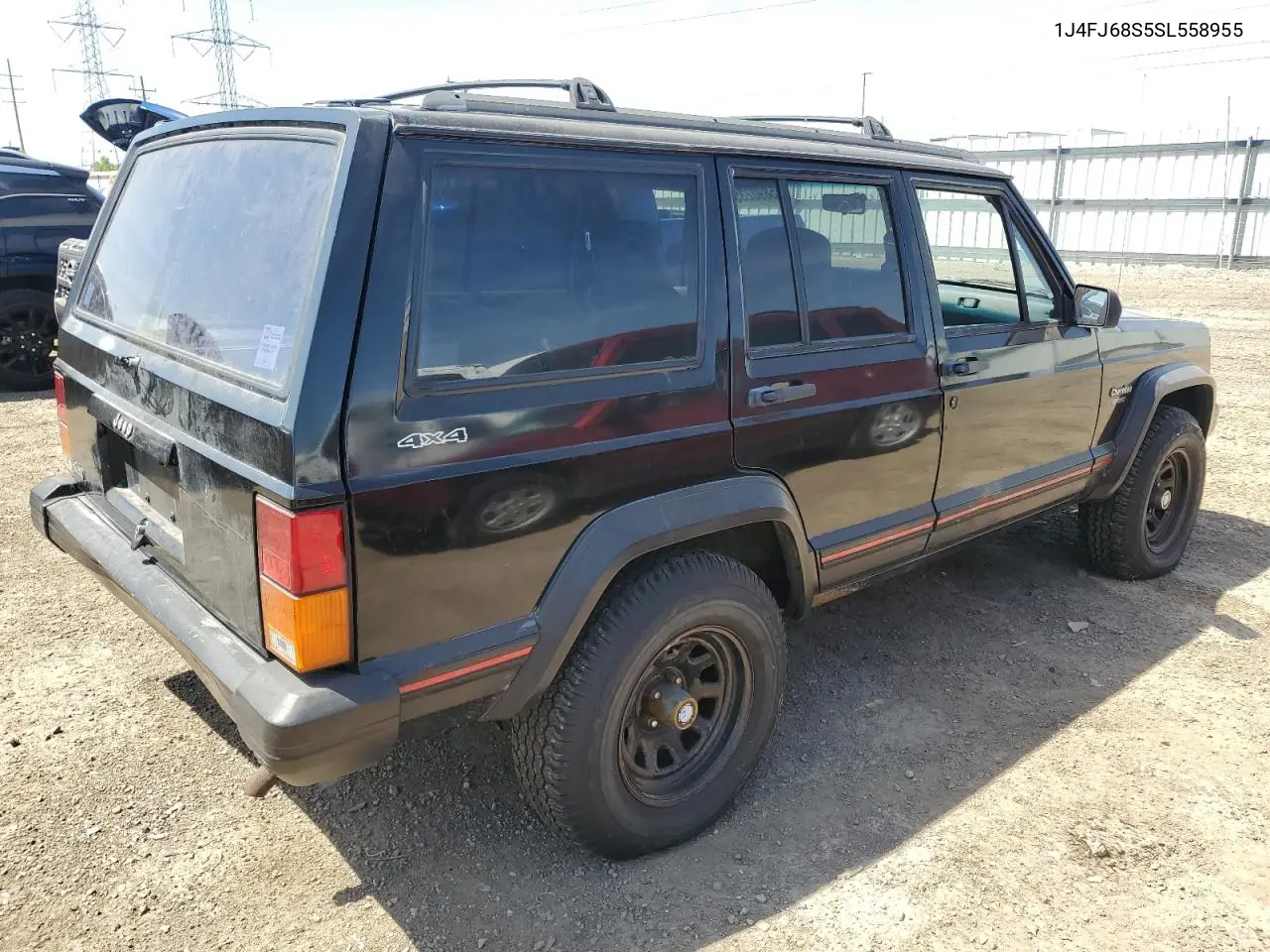 1995 Jeep Cherokee Sport VIN: 1J4FJ68S5SL558955 Lot: 55890235