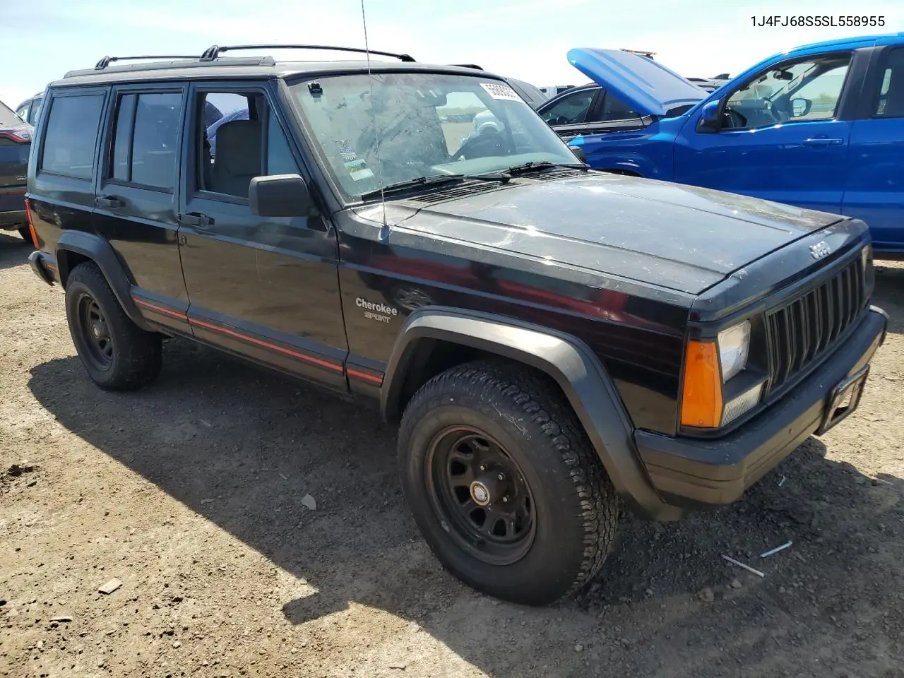 1995 Jeep Cherokee Sport VIN: 1J4FJ68S5SL558955 Lot: 55890235
