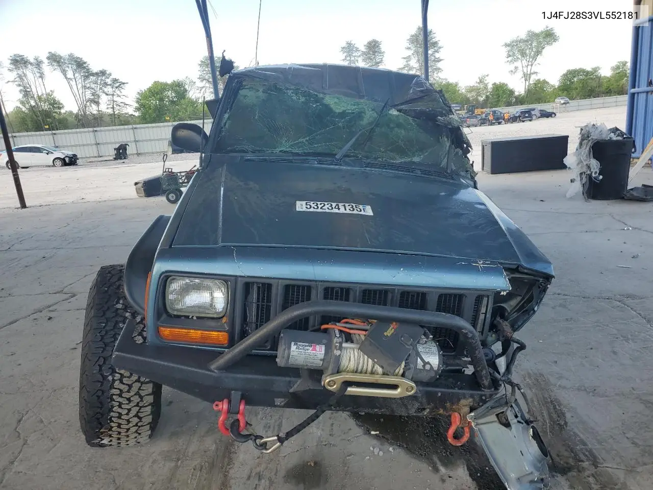 1997 Jeep Cherokee Se VIN: 1J4FJ28S3VL552181 Lot: 53234135