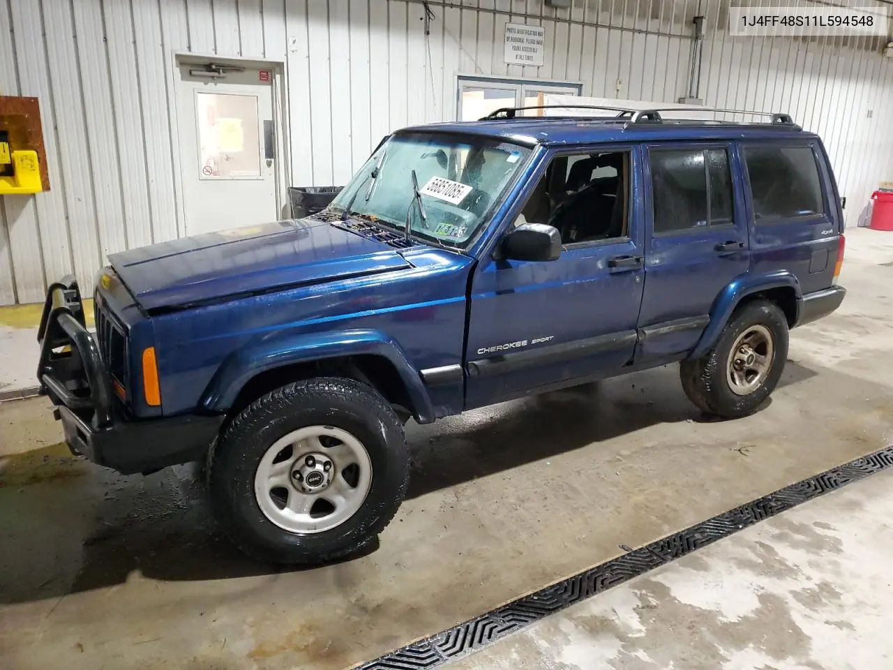 2001 Jeep Cherokee Sport VIN: 1J4FF48S11L594548 Lot: 56851085