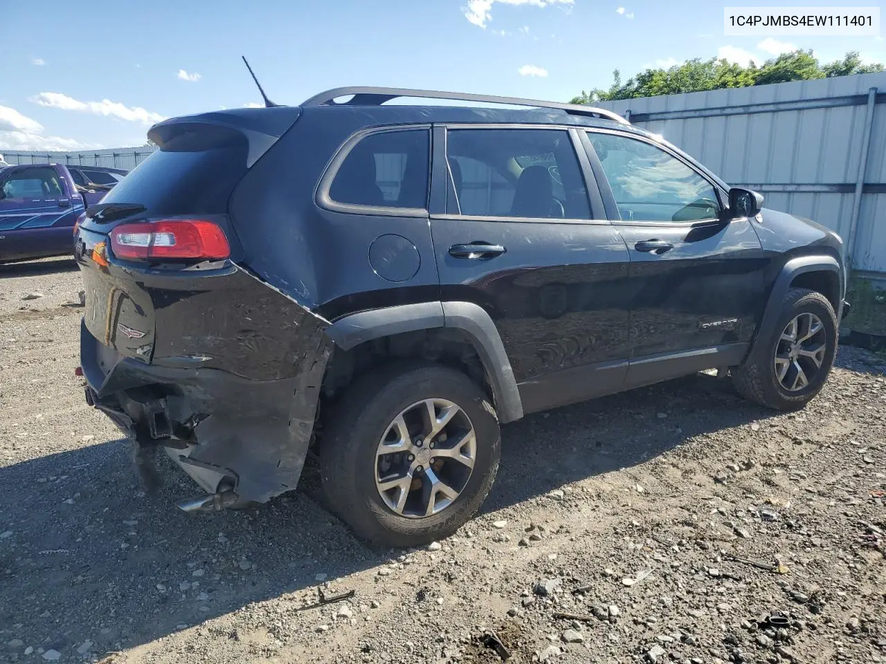 2014 Jeep Cherokee Trailhawk VIN: 1C4PJMBS4EW111401 Lot: 57998735