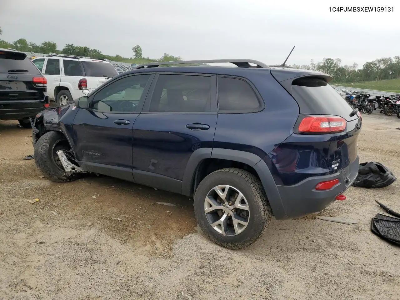 2014 Jeep Cherokee Trailhawk VIN: 1C4PJMBSXEW159131 Lot: 58987405