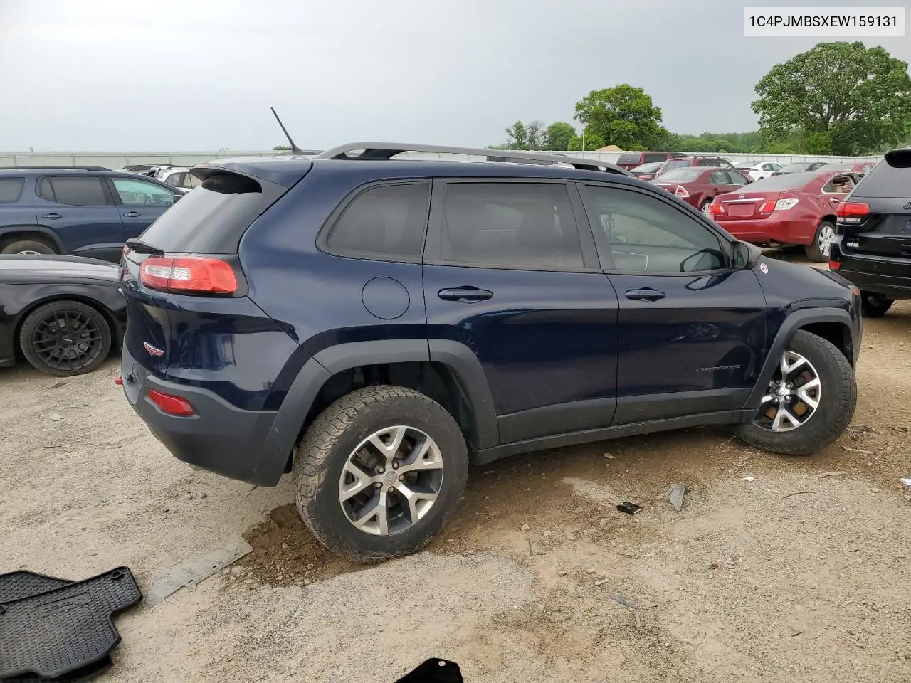 2014 Jeep Cherokee Trailhawk VIN: 1C4PJMBSXEW159131 Lot: 58987405