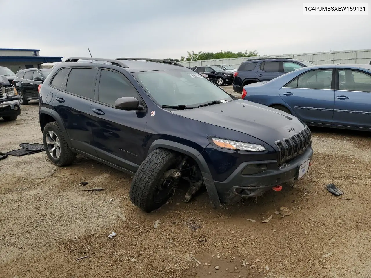 2014 Jeep Cherokee Trailhawk VIN: 1C4PJMBSXEW159131 Lot: 58987405