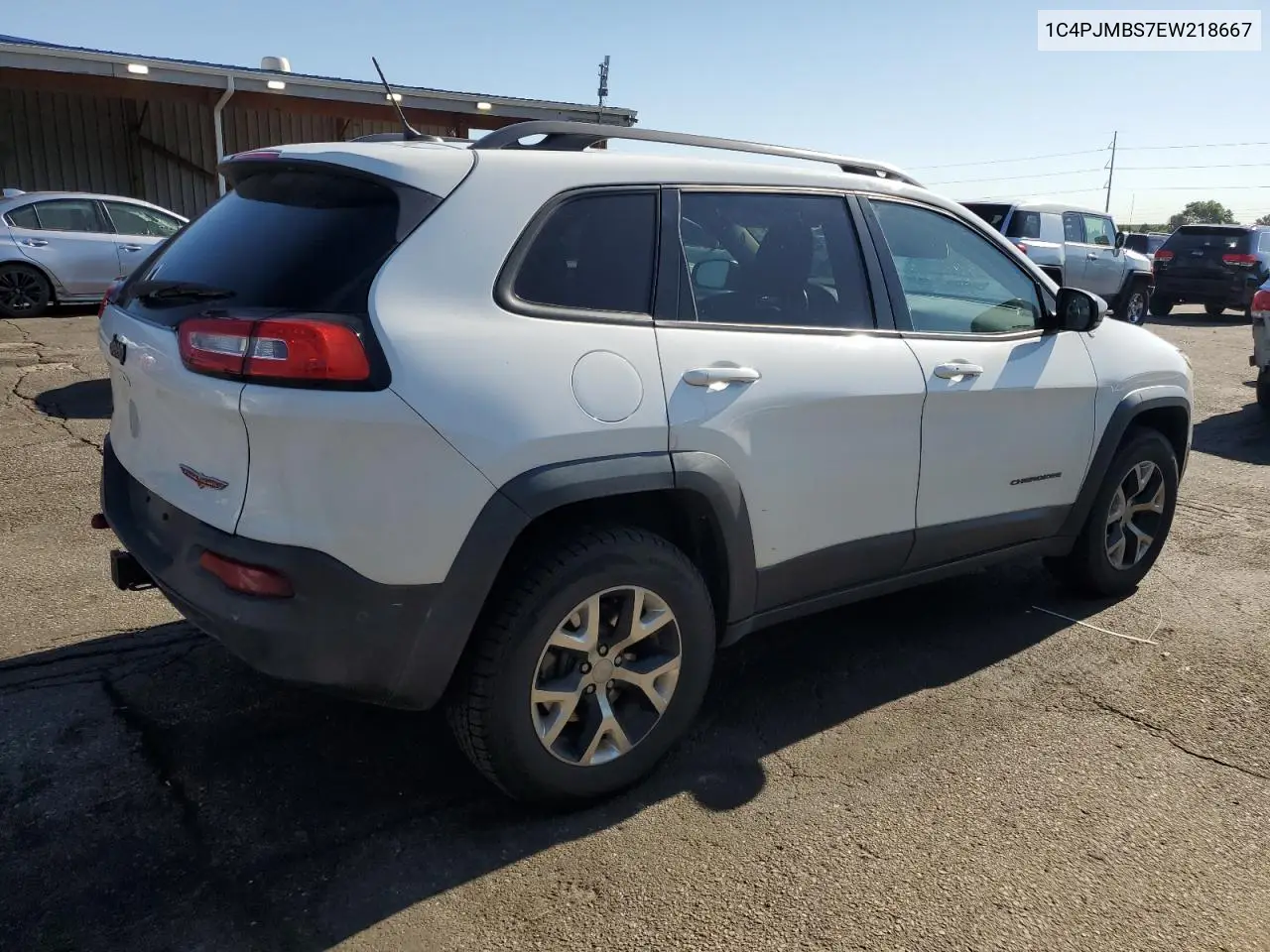 2014 Jeep Cherokee Trailhawk VIN: 1C4PJMBS7EW218667 Lot: 60860765