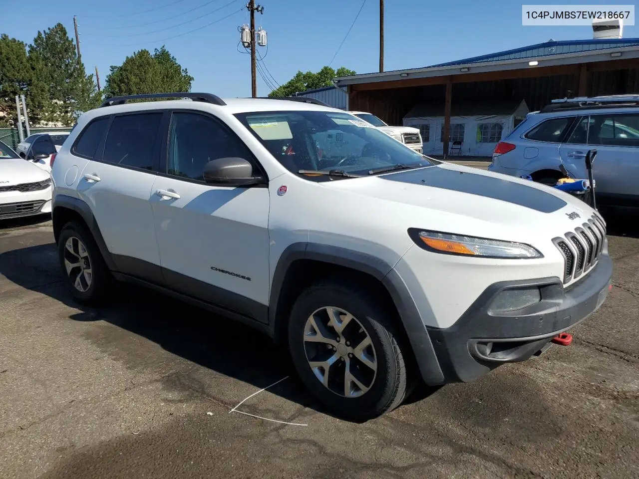 2014 Jeep Cherokee Trailhawk VIN: 1C4PJMBS7EW218667 Lot: 60860765