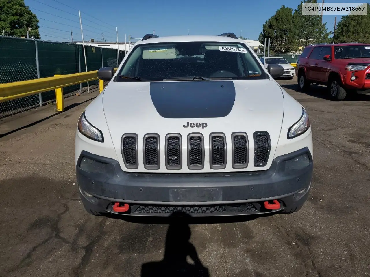 2014 Jeep Cherokee Trailhawk VIN: 1C4PJMBS7EW218667 Lot: 60860765