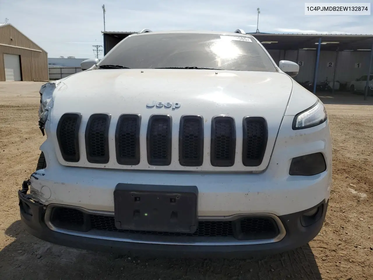 2014 Jeep Cherokee Limited VIN: 1C4PJMDB2EW132874 Lot: 65079585