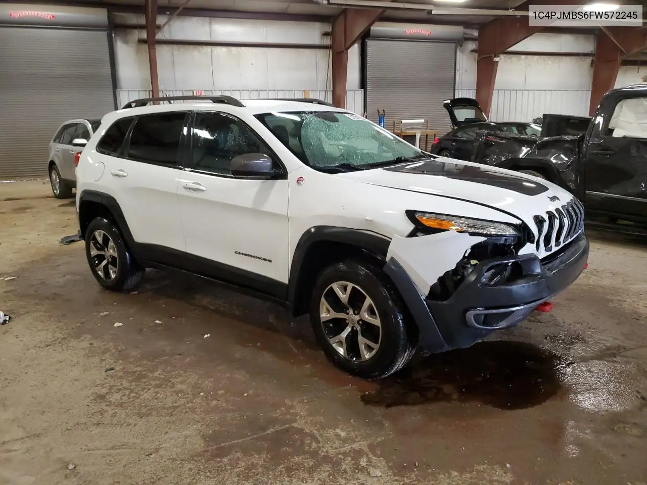 2015 Jeep Cherokee Trailhawk VIN: 1C4PJMBS6FW572245 Lot: 51992855