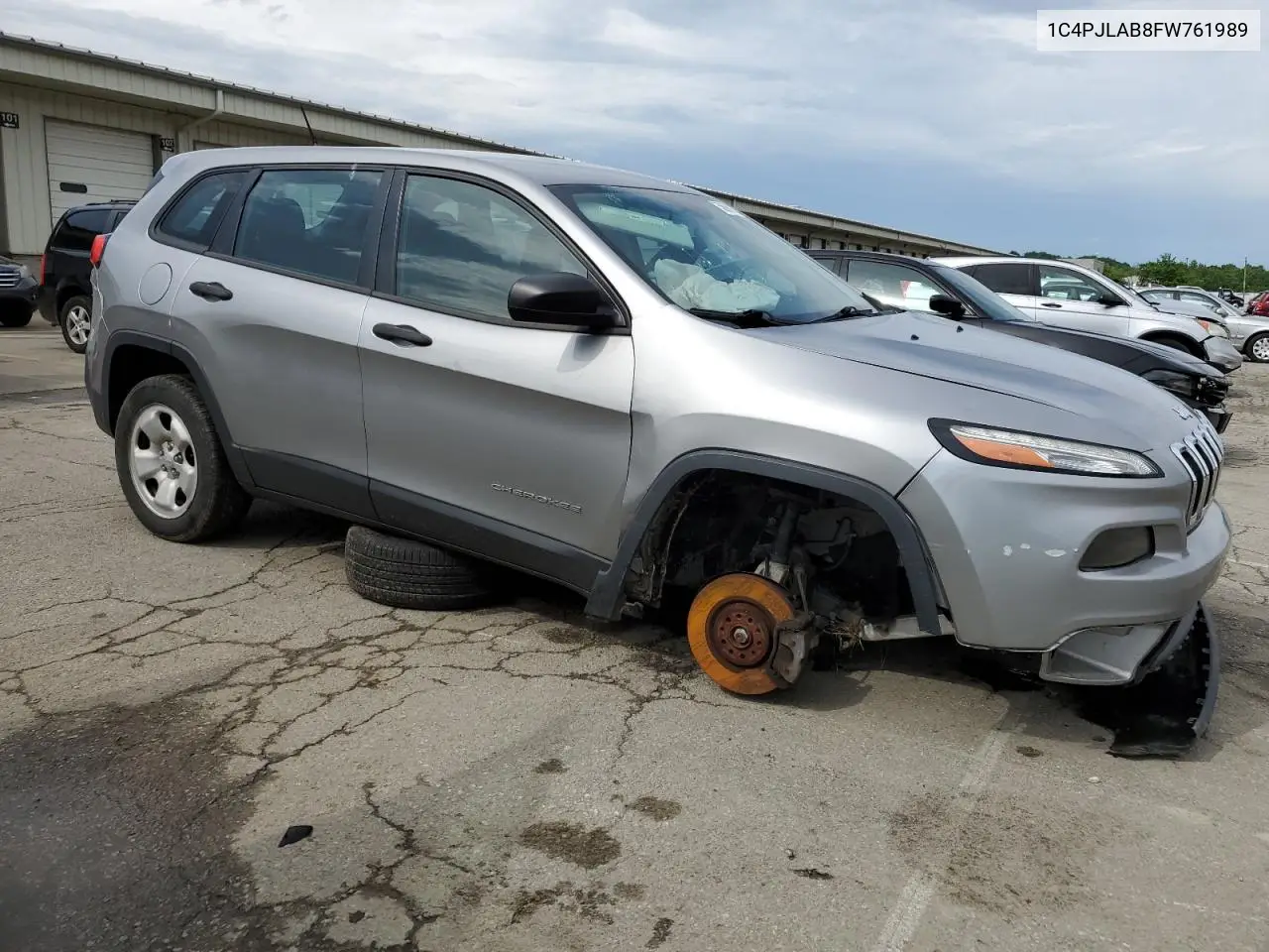 2015 Jeep Cherokee Sport VIN: 1C4PJLAB8FW761989 Lot: 56869675