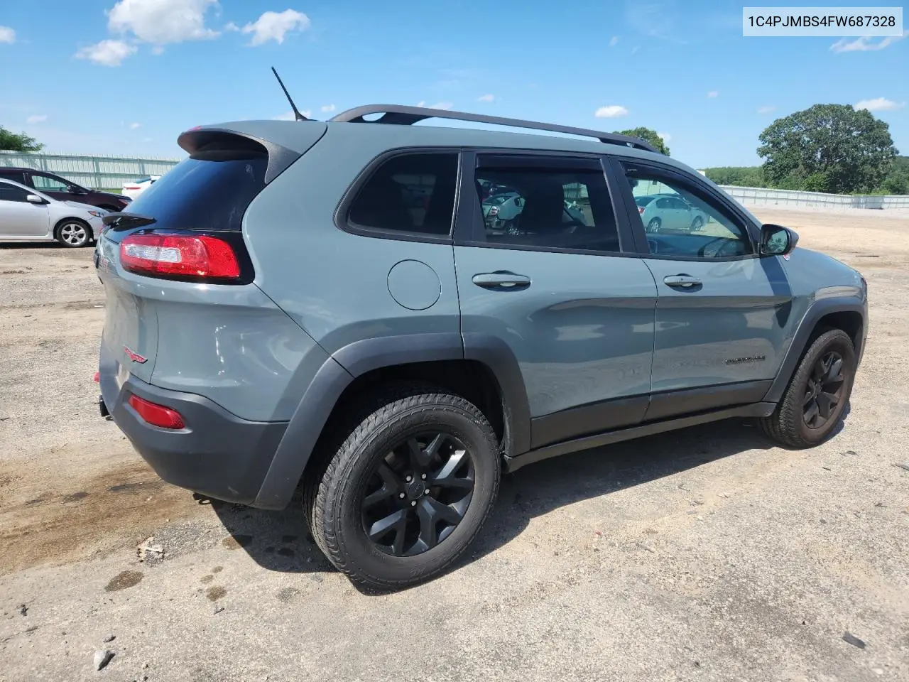 2015 Jeep Cherokee Trailhawk VIN: 1C4PJMBS4FW687328 Lot: 58927765