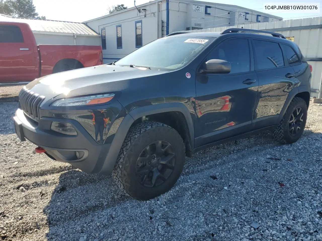 2016 Jeep Cherokee Trailhawk VIN: 1C4PJMBB1GW301076 Lot: 56407955