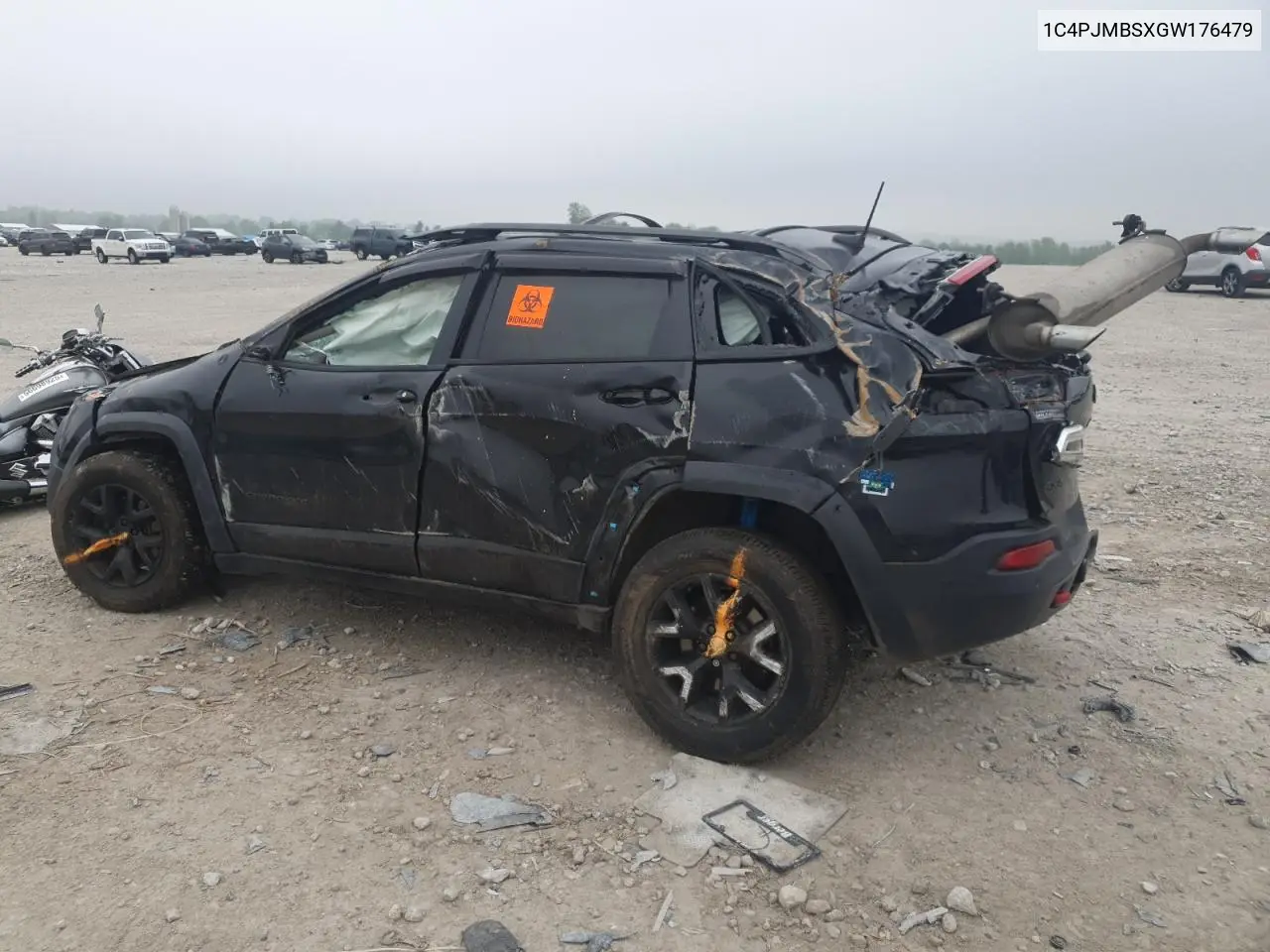 2016 Jeep Cherokee Trailhawk VIN: 1C4PJMBSXGW176479 Lot: 56890025