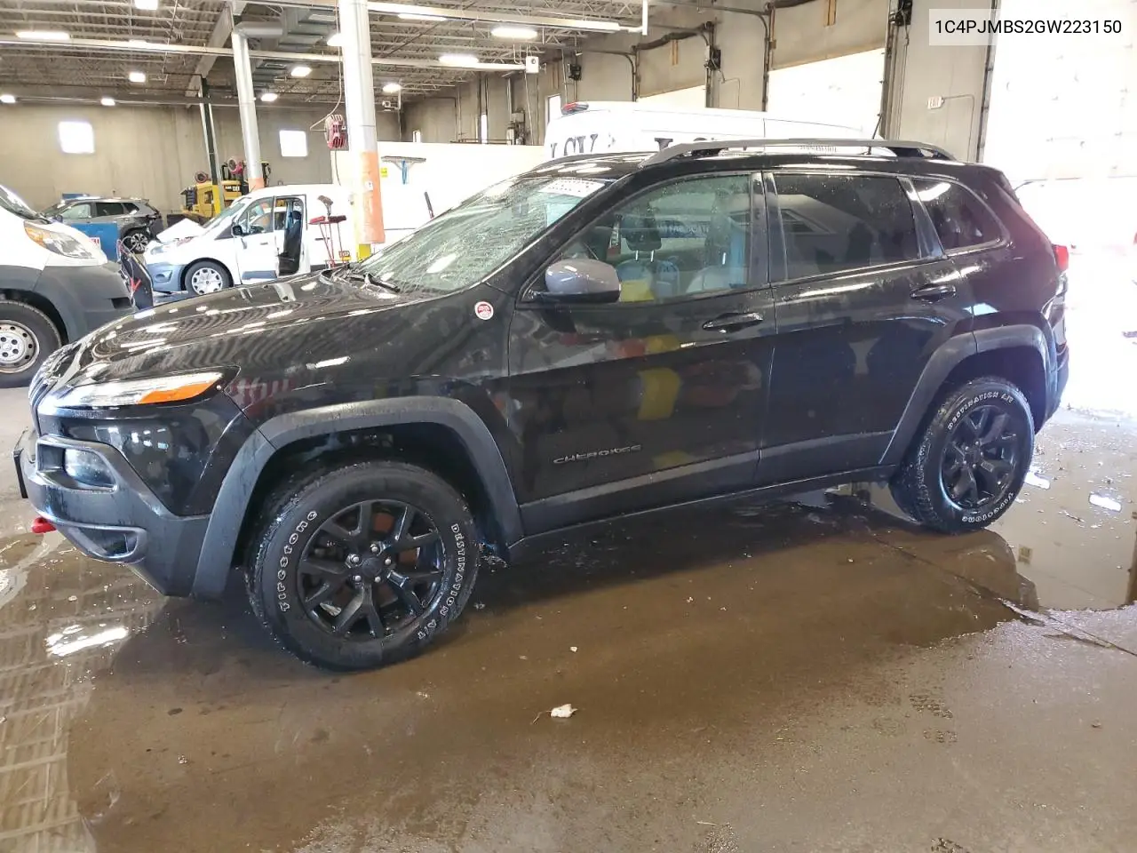 2016 Jeep Cherokee Trailhawk VIN: 1C4PJMBS2GW223150 Lot: 62900075