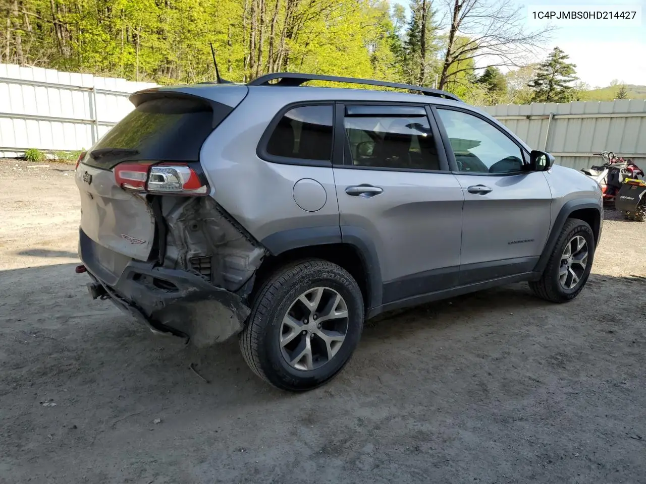2017 Jeep Cherokee Trailhawk VIN: 1C4PJMBS0HD214427 Lot: 57035035