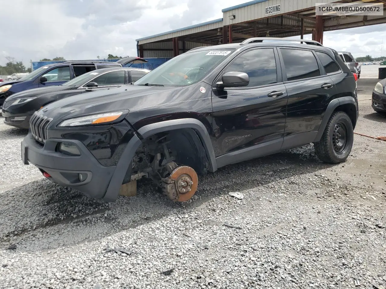 2018 Jeep Cherokee Trailhawk VIN: 1C4PJMBB0JD500672 Lot: 63207915