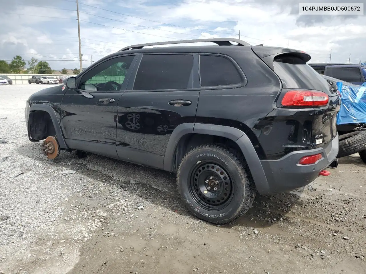 2018 Jeep Cherokee Trailhawk VIN: 1C4PJMBB0JD500672 Lot: 63207915